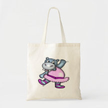 Ballerine d'hippopotame de danse sac