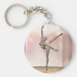 ballerine rose porte-clef