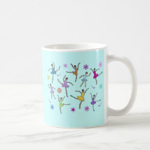 Ballerines dansant la tasse