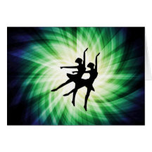 Ballerines rougeoyantes cartes