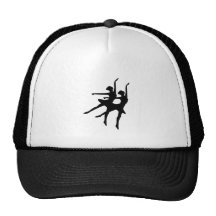 Ballerines rougeoyantes casquettes