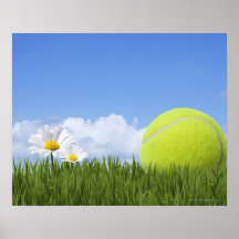 Balles de tennis affiche