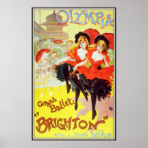 Ballet grand Brighton d'Olympia Posters