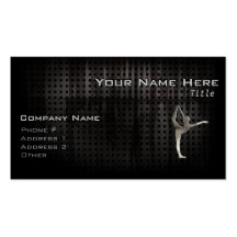 Ballet grunge frais carte de visite