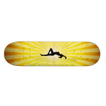 Ballet ; jaune plateaux de skate