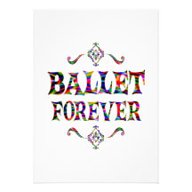 Ballet pour toujours invitations