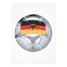 Ballon de football allemand invitations