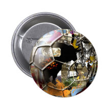 Ballon de football espagnol - la culture et le foo badges avec agrafe