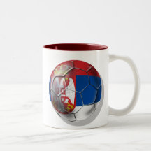 Ballon de football serbe pour tous les amants de S Mugs
