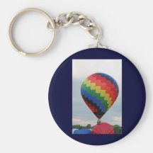 Ballon !   Zigzag coloré ! Porte-clefs