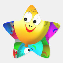 Ballons d'anniversaire autocollants