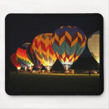 Ballons rougeoyants !  Allumez la nuit ! Tapis De Souris
