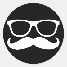 Ballot de moustache adhésif