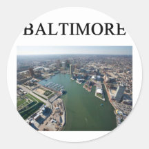 BALTIMOREmaryland Adhésifs Ronds