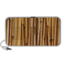 Bamboo Sticks Cover PC Speakers
