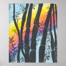 Bambou Posters