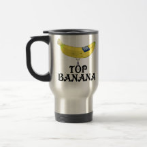 Banane supérieure - customisée tasse à café