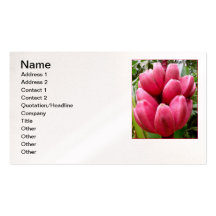 Bananes roses cartes de visite professionnelles