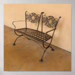 Banc de attente affiche