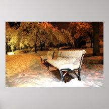 Banc de neige poster