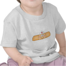 Bandage d'aide de bande de Whimsicla avec le chape T-shirt