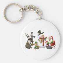 Bande de cruche de Noël Keychain Porte-clé