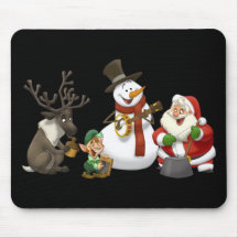 Bande de cruche de Noël Mousepad Tapis De Souris