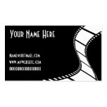 Bande de film modèle de carte de visite