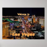 Bande de Las Vegas la nuit Affiche