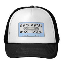 bande de mélange en métal 80s casquette