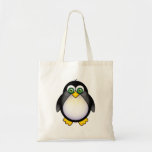 Bande dessinée aux yeux verts de pingouin sac