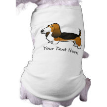 Bande dessinée Basset Hound Manteaux Pour Animaux Domestiques