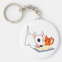 Bande dessinée Bullie et Kitty avec le livre Keych Porte-clefs
