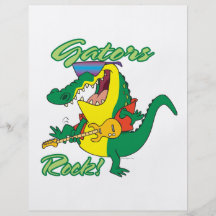 bande dessinée d'alligator de petit pain de la roc prospectus en couleur