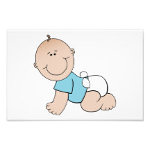 Bande dessinée de bébé impression photo