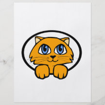 Bande dessinée de chaton de bébé prospectus personnalisés