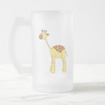 Bande dessinée de girafe tasse à café