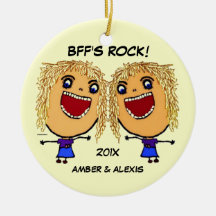 Bande dessinée de la roche de BFF Décoration Pour Sapin De Noël
