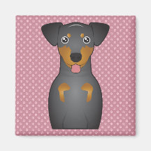 Bande dessinée de Manchester Terrier Aimant Pour Réfrigérateur