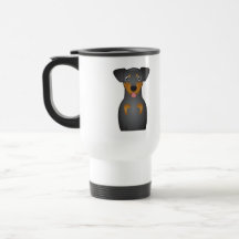 Bande dessinée de Manchester Terrier Mug À Café