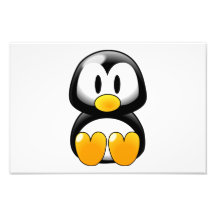 Bande dessinée de pingouin de bébé photographes