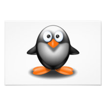 bande dessinée de pingouin photos sur toile