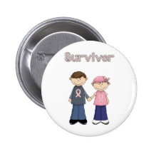 Bande dessinée de survivant badge avec épingle