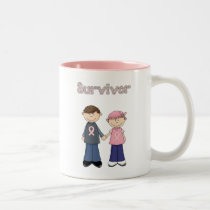 Bande dessinée de survivant tasses