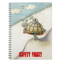 bande dessinée de tortue et d'escargot avec la cei carnets à spirale