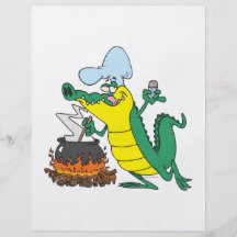 bande dessinée drôle d'alligator d'alligator de cu prospectus
