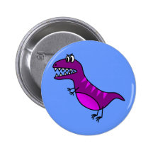 Bande dessinée drôle Rex - dinosaure mignon Pin's Avec Agrafe