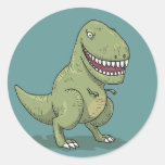 Bande dessinée du dinosaure T Rex Autocollants