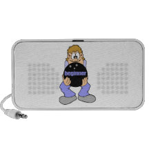 Bande dessinée heureuse de lanceur de débutant haut-parleur iPhone