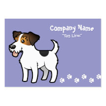 Bande dessinée Jack Russell Terrier Cartes De Visite Professionnelles